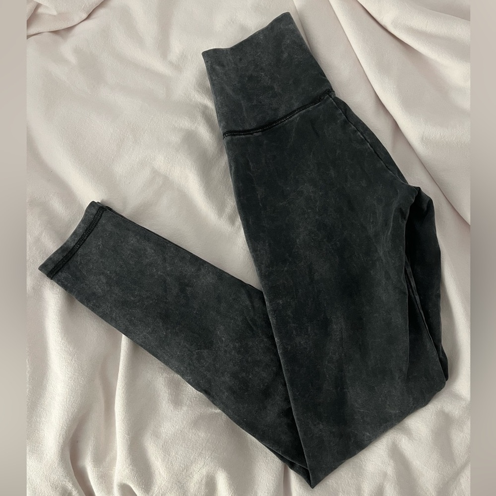 distressed high waist leggings